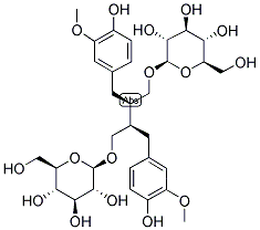 Seco-isolariciresinol diglucoside 结构式