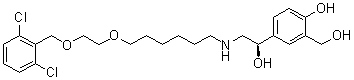 Vilanterol Chemical Structure