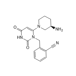 N-demethylated alogliptin Chemical Structure