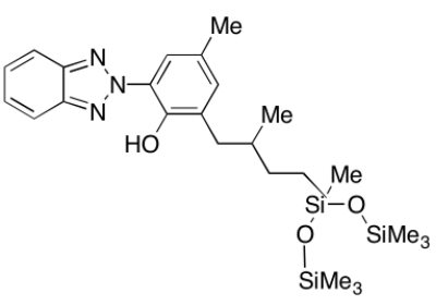 Drometrizole Trisiloxane Chemical Structure