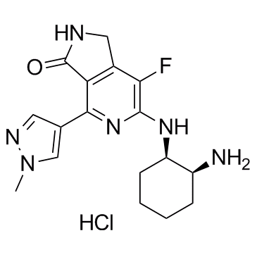TAK-659 hydrochloride 结构式