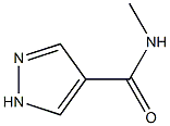 N-Methyl-1H-pyrazole-4-carboxamide 结构式