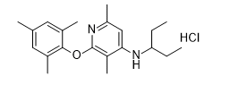 CP 376395 hydrochloride 结构式