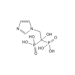 Zoledronic acid 结构式