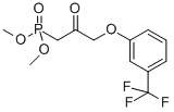 Dimethyl [2-oxo-3-[3-(trifluoromethyl)phenoxy]propyl]phosphonate Chemical Structure