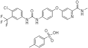 Sorafenib Tosylate Chemical Structure