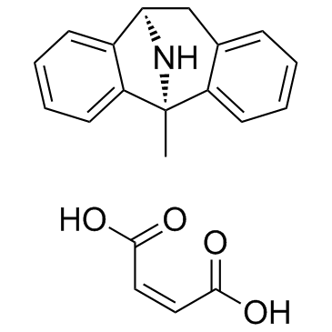 (+)-MK 801 Maleate Chemical Structure