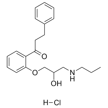 Propafenone hydrochloride Chemical Structure