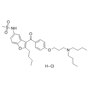 Dronedarone hydrochloride Chemical Structure