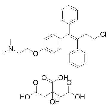 Toremifene citrate Chemical Structure