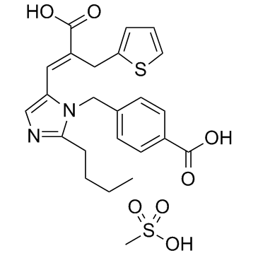 Eprosartan Myslate Chemical Structure