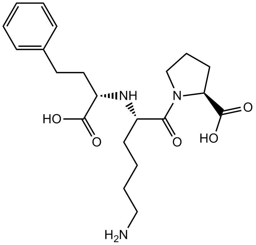 Lisinopril Chemical Structure