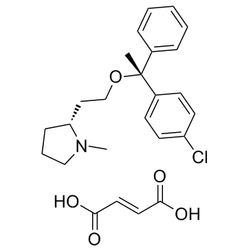 Clemastine fumarate Chemical Structure