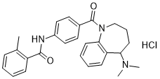 Mozavaptan Hydrochloride Chemical Structure