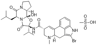 Bromocriptine mesylate Chemical Structure