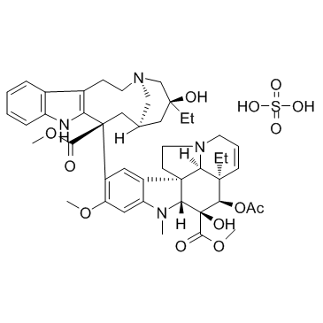 Vinblastine sulfate Chemical Structure