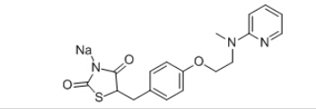 Rosiglitazone sodium Chemical Structure