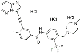 Ponatinib tris-hydrochloride Chemical Structure