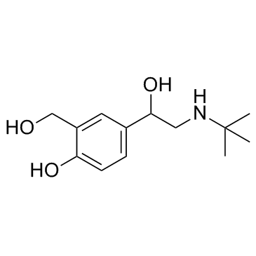 Salbutamol Chemical Structure