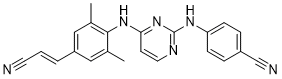 Rilpivirine 结构式