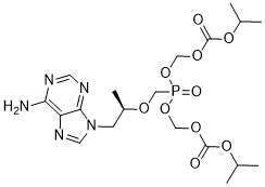 Tenofovir disoproxil Chemical Structure