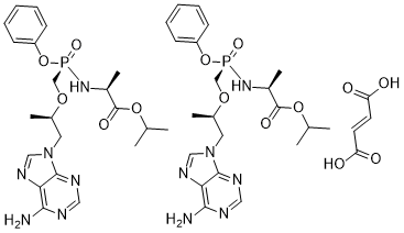 Tenofovir alafenamide hemifumarate Chemical Structure