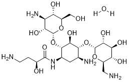 Amikacin hydrate Chemical Structure