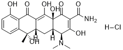 Tetracycline hydrochloride Chemical Structure