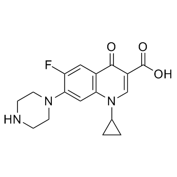 Ciprofloxacin Chemical Structure