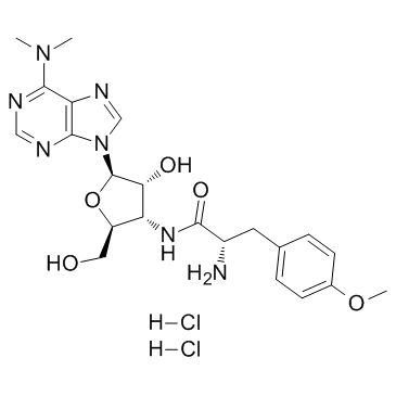 Puromycin dihydrochloride Chemical Structure