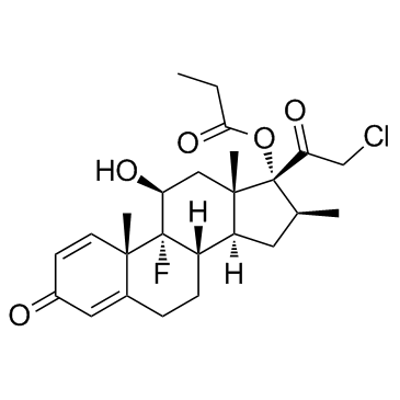 Clobetasol propionate 结构式