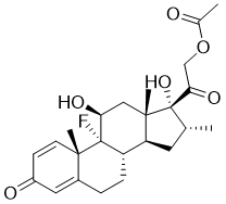 Dexamethasone acetate Chemical Structure