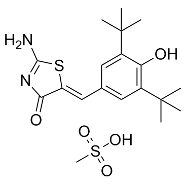 Darbufelone mesylate Chemical Structure