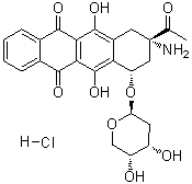 Amrubicin hydrochloride Chemical Structure