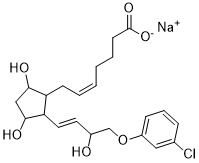 Cloprostenol sodium Chemical Structure