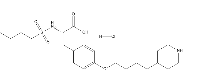 Tirofiban hydrochloride Chemical Structure