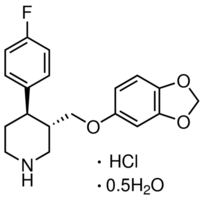 Paroxetine hydrochloride hemihydrate Chemical Structure