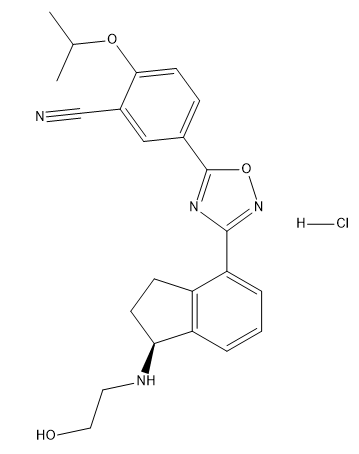 Ozanimod hcl Chemical Structure