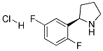 (R)-2-(2,5-difluorophenyl)pyrrolidine hydrochloride Chemical Structure