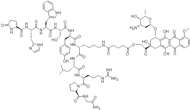 Zoptarelin doxorubicin Chemical Structure