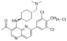 OTSSP167 hydrochloride 结构式