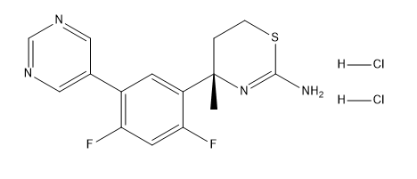 LY2811376 2HCl salt 结构式