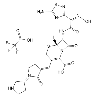 Ceftobiprole trifluoroacetate 结构式