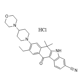 Alectinib Hydrochloride 结构式