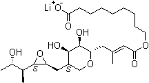 Mupirocin lithium Chemical Structure