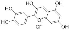 Cyanidin Chloride 结构式
