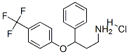 Norfluoxetine hydrochloride 结构式