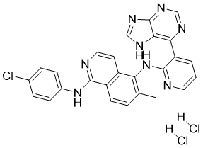 B-Raf inhibitor 1 dihydrochloride 结构式