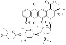Aclarubicin Chemical Structure