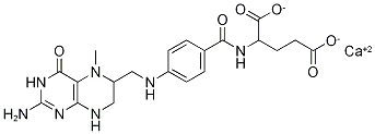 5-Methyltetrahydrofolate calcium Chemical Structure